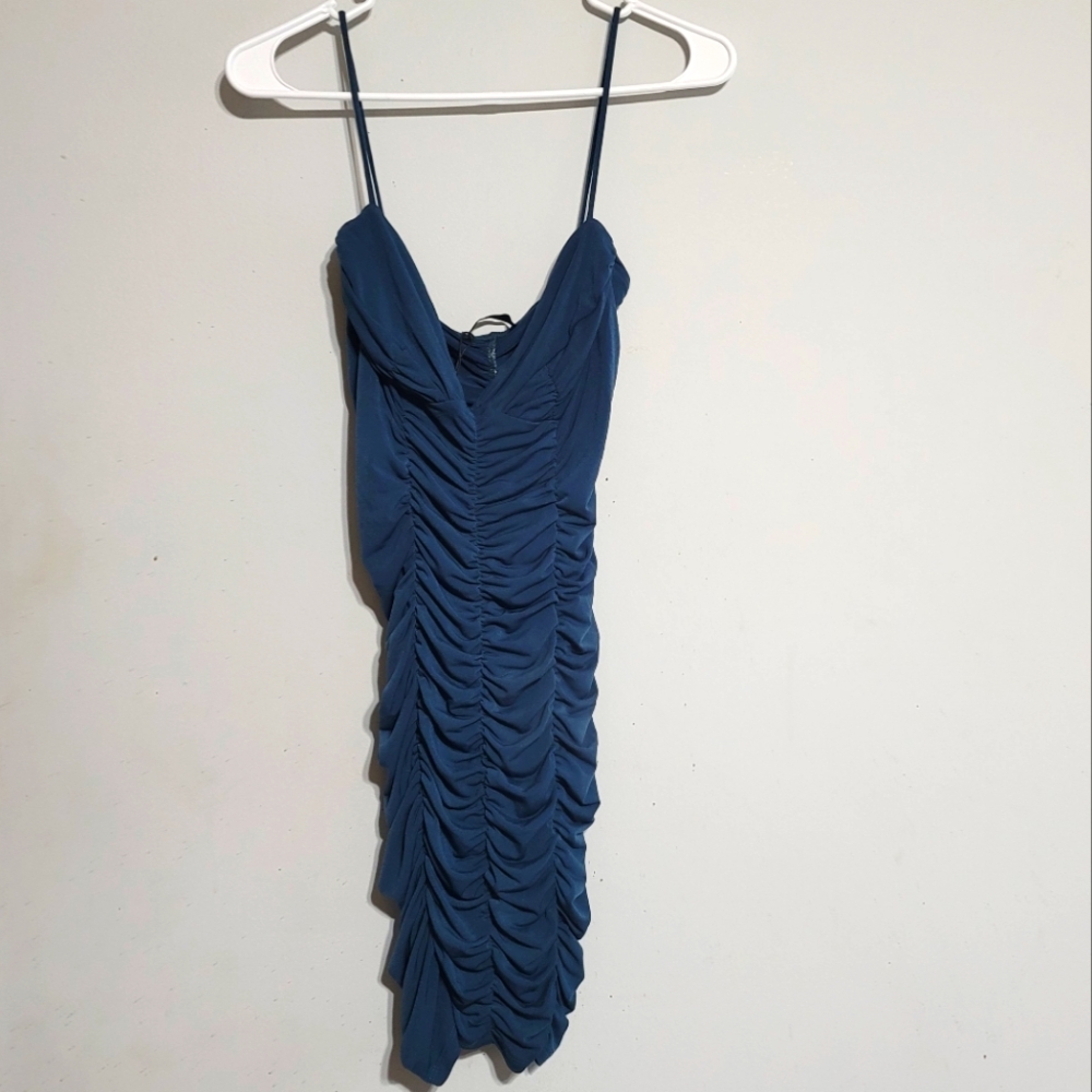 NWT Bodycon Dress Size Medium Stretch Teal Green‎ Hoco Prom Dance Formal Rush